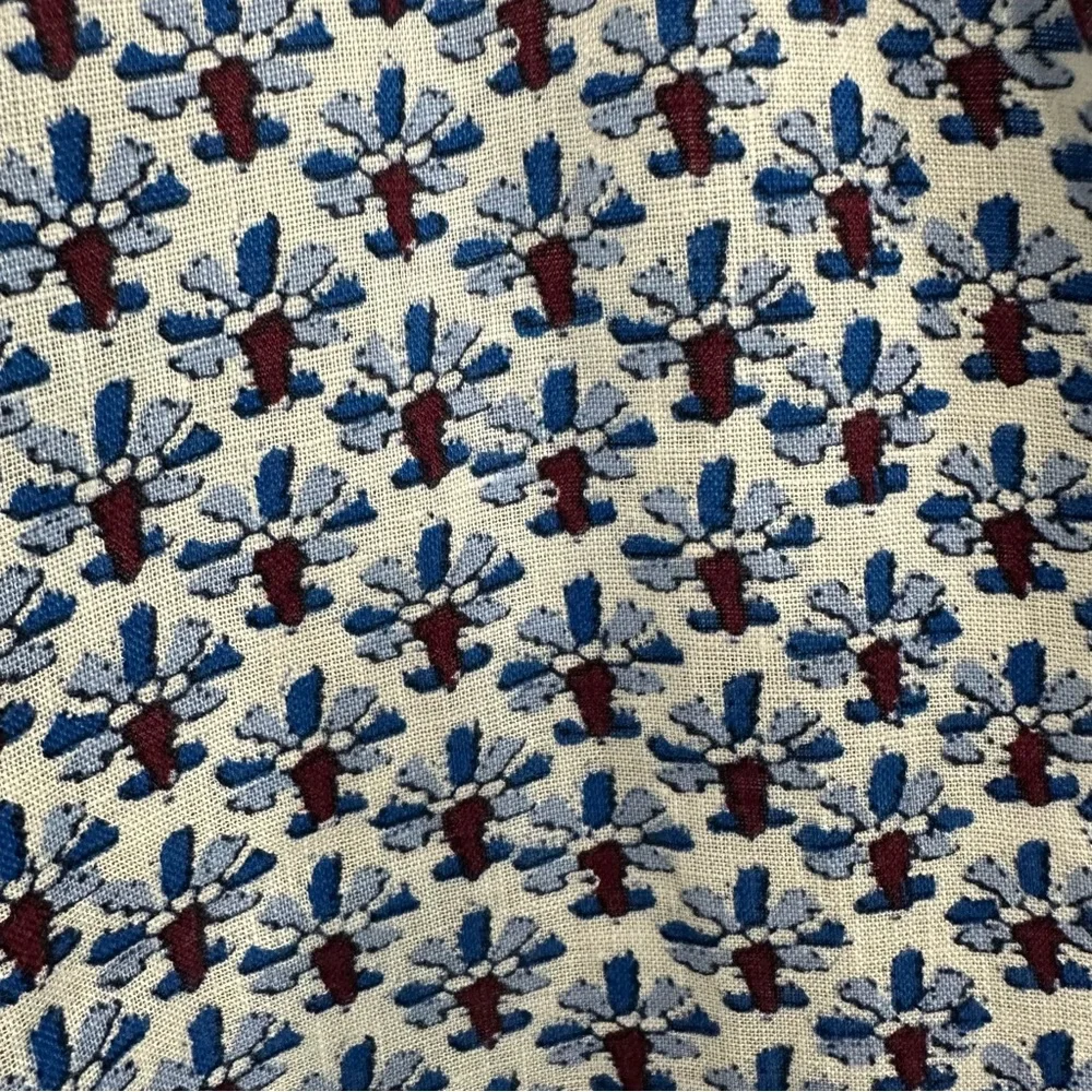 Tory Burch Navy and White Printed Swim Coverup Tunic